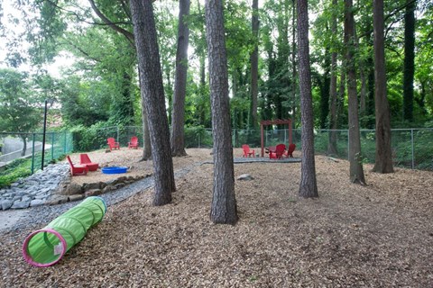 Relaxing Lounge Chairs at Monroe Place Apartments, Atlanta, Georgia