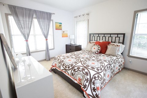 Bedroom Interior at Monroe Place Apartments, Atlanta, Georgia