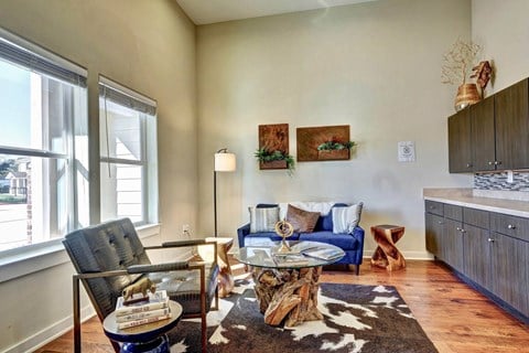 Sitting Area at Windy Ridge, Austin Texas